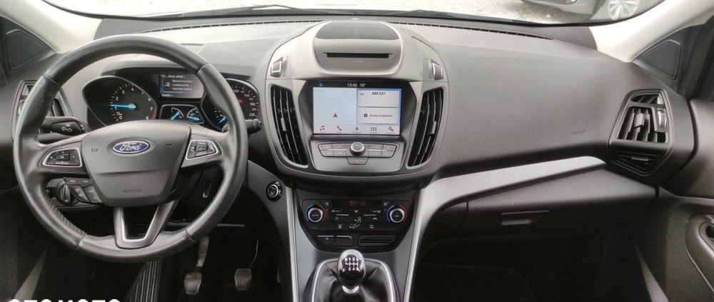 Ford Kuga cena 53900 przebieg: 194498, rok produkcji 2019 z Wyrzysk małe 631